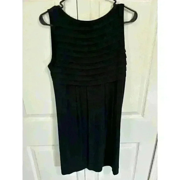 J Jill Wearever Collections Womens Knit Sleeveless Maxi Dress Sz S Petite Black - Picture 2 of 8